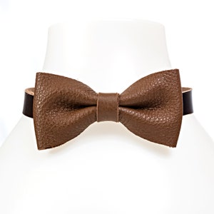Handmade Leather Bow Tie
