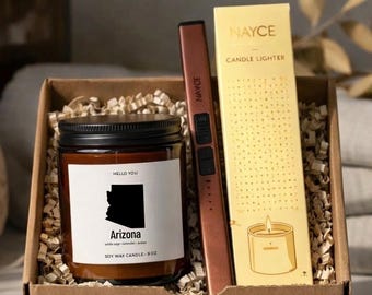 Arizona Candle, Moving Gift Arizona, Arizona Gift, Desert Candle, Arizona Souvenir, Homesick Gift, Southwest Candle