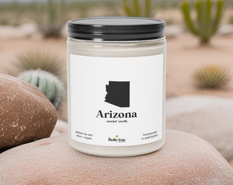 Arizona Scented Candle - Homesick Gift | Feeling Homesick | State Scented Candle | Moving Gift | College Student Gift | State Candles