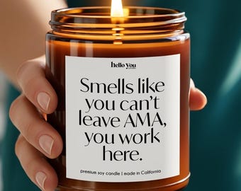 Nurse Practitioner Gifts for Nurse Gift Box Labor and Delivery Nurse Gifts for Mother Baby Nurse Funny Candle Smells Like Candle