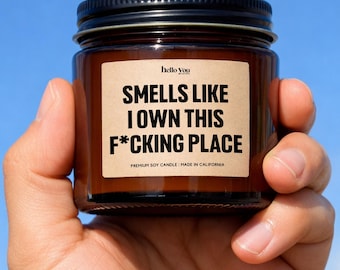 Funny New Homeowner Soy Candle Gift