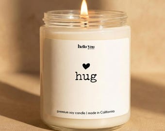 Hug in a Box Hug Candle Condolence Gift loss of Mother Loss of Father Grief Care Package Gift Set Option