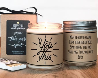 You Got This Soy Candle Gift | Encouragement Gift | Inspiration Gift | Support Gift | Fighting Illness Gift | Motivation Gift | 2020 Gift