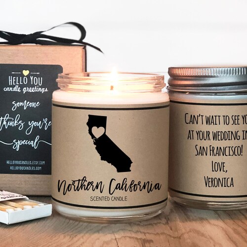 Southern California Scented Candle Homesick Gift State Etsy