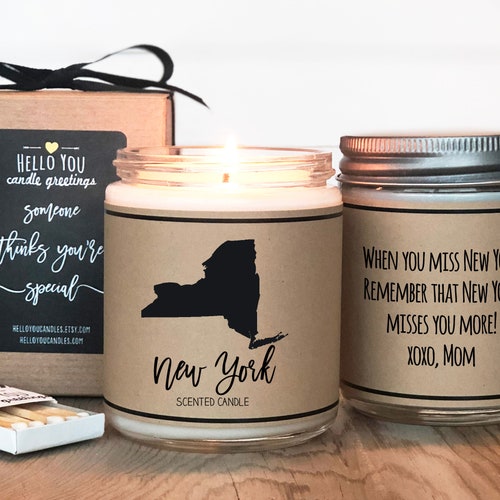 New York Scented Candle Homesick Gift Feeling Homesick Etsy
