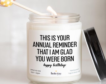 Friendship Gifts, Best Friend Gifts, Best friend birthday gifts, Funny Candles, Funny Birthday Card, Personalized Gifts Personalized Candles