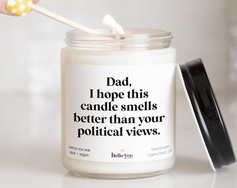 Funny Father's Day Gifts, Political Gifts, Father's Day Gifts, Gifts for Dad, Funny Candles, Personalized Candles