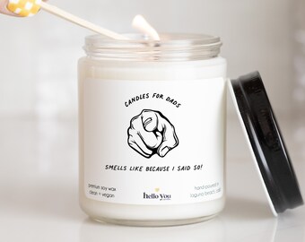 Funny Father's Day Gifts, Gifs for Dad, Father's Day Card Alternative, Dad Sayings Candles, Funny Candles, Personalized Gifts for Dad