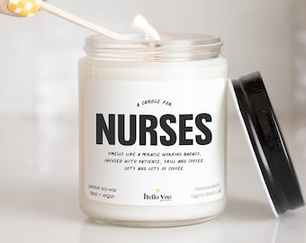 Nurse Gifts for Nurses, Nurse Graduation Gifts, New Nurse Gifts, Funny Nurse Gifts, Funny Candles, Personalized Gifts, Personalized Candles
