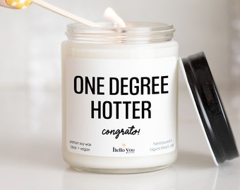 Personalized Graduation Gifts for College Graduation Gifts, One Degree Hotter Funny Graduation Gifts High School Graduation, Funny Candles,