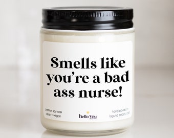 Nurse Gifts for Nurses, Nurse Graduation Gifts, New Nurse Gifts, Funny Nurse Gifts, Funny Candles, Personalized Gifts, Personalized Candles