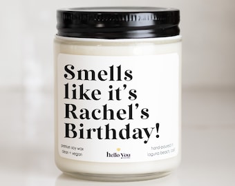 Personalized Birthday Gift Candle | Personalized Birthday Candle | Birthday Gift For Sister | Birthday Gift For Her | Friend Birthday Gift