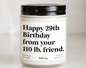 Best friend birthday gifts, Best Friend Gifts, Friendship Gifts, Funny Candles, Funny Birthday Card, Personalized Gifts Personalized Candles