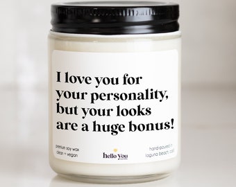 Funny Gifts for Boyfriend Funny Candles Personalized Gifts for Men Gifts for Husband, Funny Gifts for Him, Valentines Day Gifts