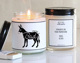 religious best wishes for new job You're a Bad Ass Candle Gift | New Job Gift | Promotion Gift | New Job Candle | Promotion Candle | Coworker Gift