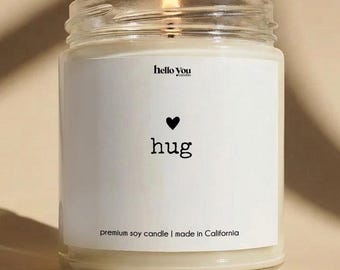 Hug in a Box Hug Candle Condolence Gift loss of Mother Loss of Father Grief Care Package Gift Set Option