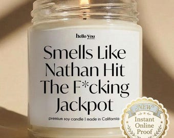 Engagement Gift for Couple Unique Smells Like Candle Newly Engaged Gift