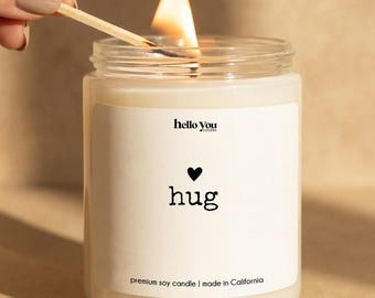Hug in a Box Hug Candle Condolence Gift loss of Mother Loss of Father Grief Care Package Gift Set Option