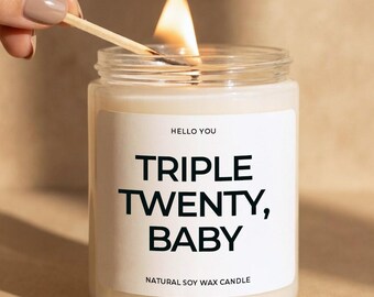 Funny 60th Birthday Gifts for Women Soy Candle for Best Friend Gifts for Women Honestly You Still Look 59 from a distance