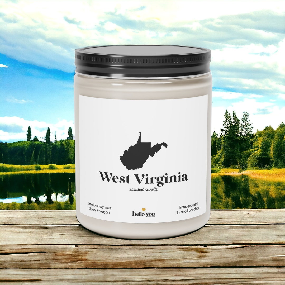 West Virginia Scented Candle Homesick Gift Miss Home Gift State Scented