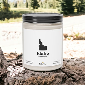 Idaho Scented Candle - Homesick Gift | State Scented Candle | Moving Gift | College Student Gift | Idaho Lover | Missing You Gift