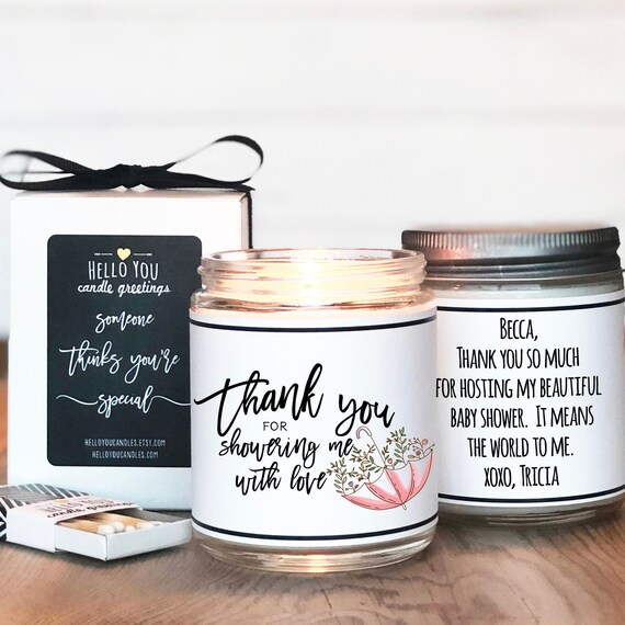 candles for baby shower gifts