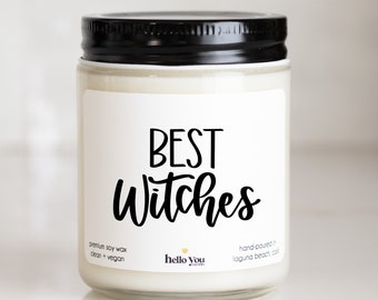 Best Witches Halloween Candle | Best Friend Gift | Funny Halloween Gift | Spooky Candle | Halloween Decor Candle | Funny Candle