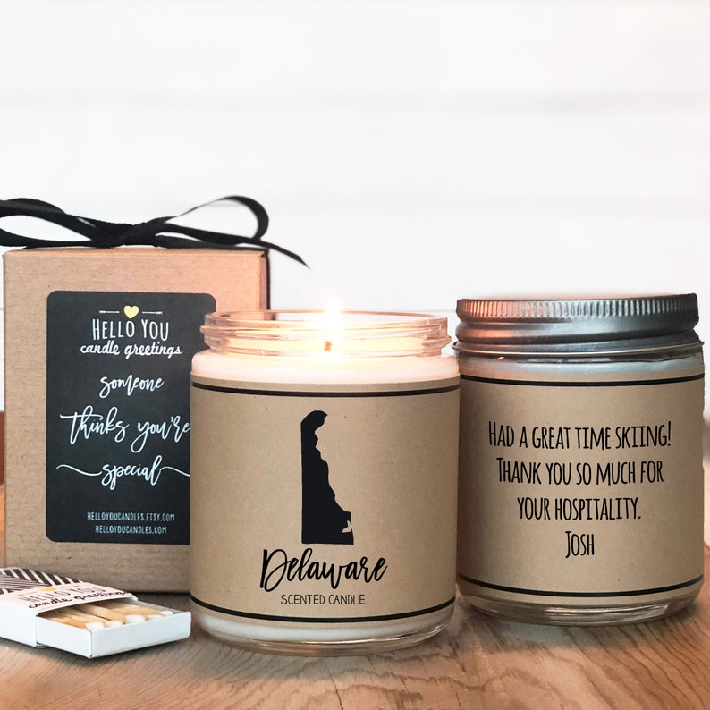 Delaware Scented Candle Homesick Gift Feeling Homesick Etsy