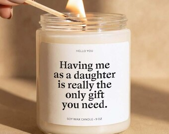 Mom Candle Gift, Funny Mom Gift Candle, Funny Mom Gift for Mom from Daughter, Mothers Day Gift