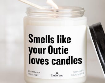 Your Outie Loves Scented Candles funny Lumon Severance Gifts, Roommate Gifts, TV lover gifts for Best Friend