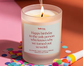 Brother Birthday Gift for Sibling Candle Funny Birthday Gift for Brother Funny Brother Candle Brother Birthday Candle
