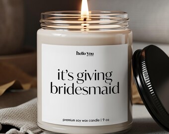 Bridesmaid Candle Boxes for Bridesmaids Cards Alternative Wedding Planning Gift Bridesmaid Boxes for Bridesmaid Proposal