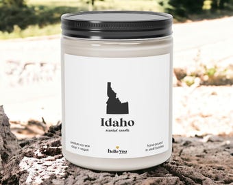 Idaho Scented Candle: Homesick Gift, Soy Wax