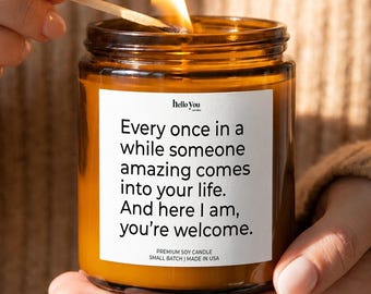 Best Friend Candle Bestie Candle Gifts-for her Gifts for Friends Women Birthday Funny Friendship Candle