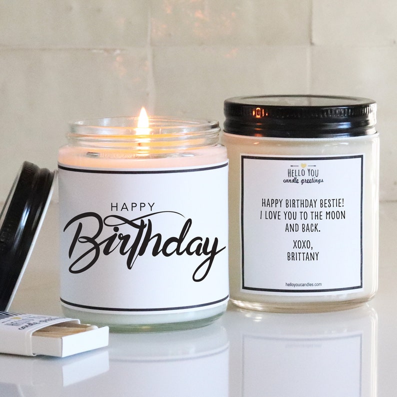Happy Birthday Candle Candle Birthday Gift Candle Birthday Etsy