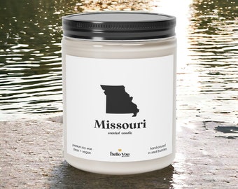 Missouri Scented Candle - Homesick Gift | Feeling Homesick | State Scented Candle | Moving Gift | College Student Gift | State Candles