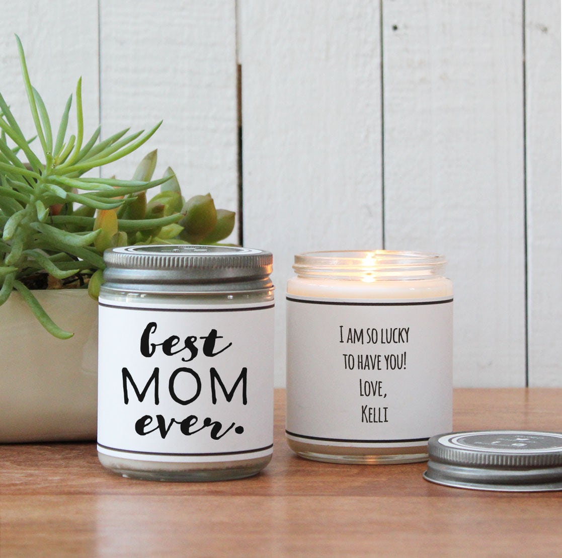 Best Mom Ever Soy Candle Gift Mother's Day Gift Gift for Mom Soy