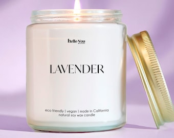 Gift for Mom for Mother's Day Gift for Best Friend Gift for Sister Thank You Gift Candle Lavender Scented Candle