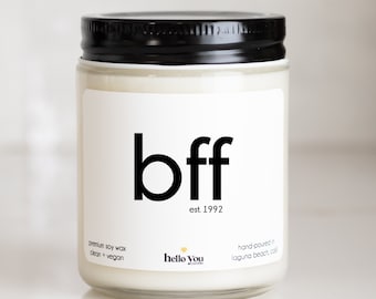 Best Friend Gift | bff candle | Personalized best friend gift | funny candle | best friend candle gift | bestie gift | best friends' gift