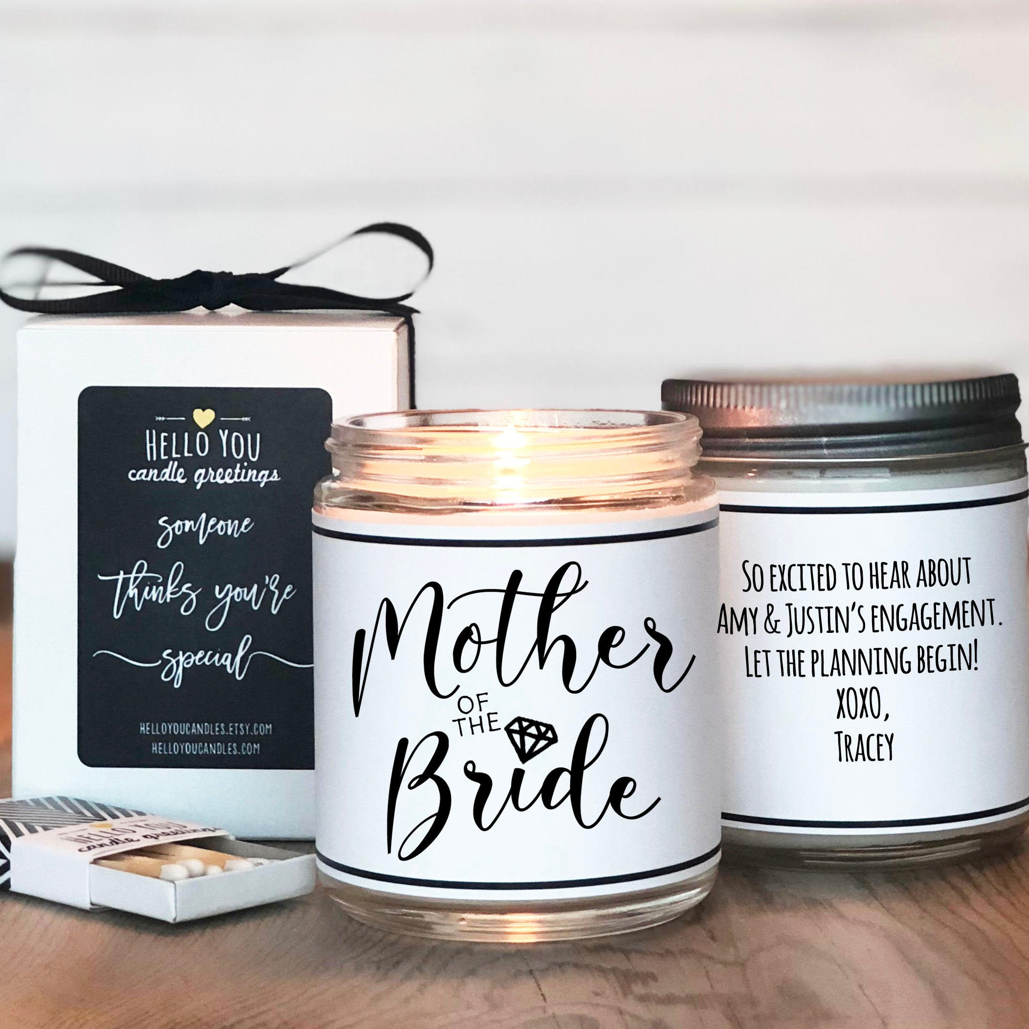 Mother of the Bride Gift Mother of the Bride Candle Gift