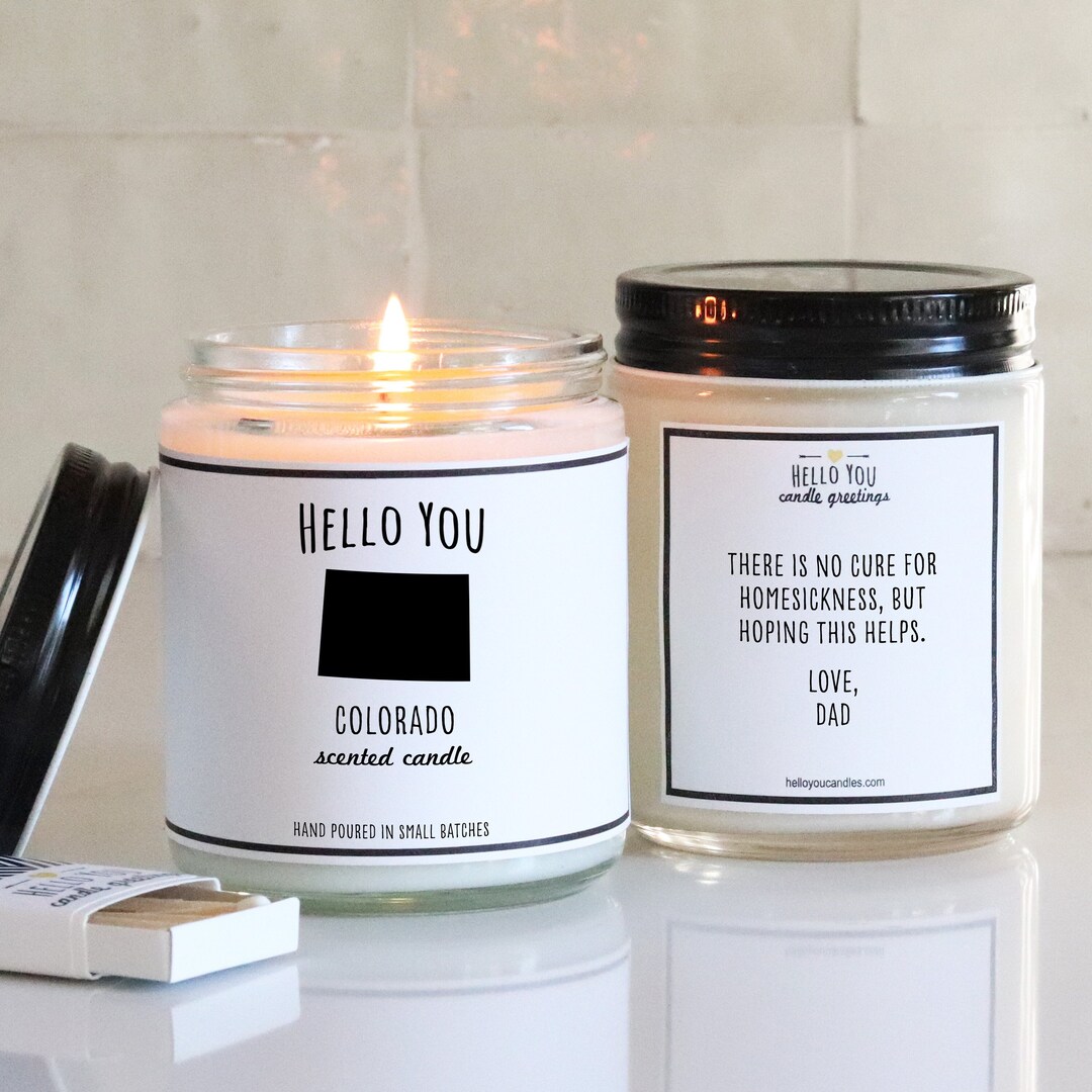 Colorado Scented Candle Homesick Gift Feeling Homesick Etsy