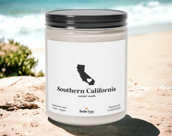 Southern California Scented Candle - Homesick Gift | State Scented Candle | Moving Gift | College Student Gift | California Lover