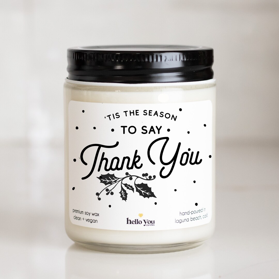 Christmas Candles With Logo Employee Christmas Gifts for Client