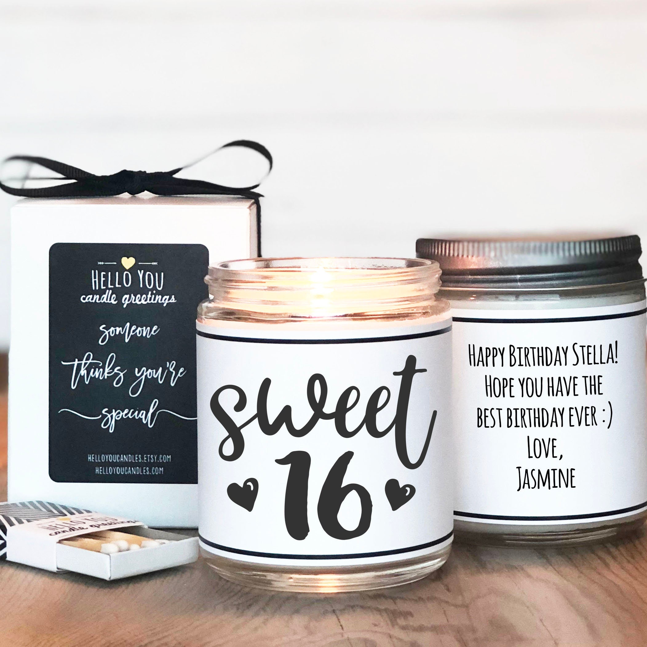 16th Birthday Gift Sweet 16 Birthday Candle Candle Birthday Gift