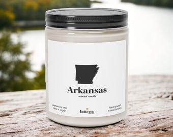 Arkansas Scented Candle: Homesick Soy Wax Candle