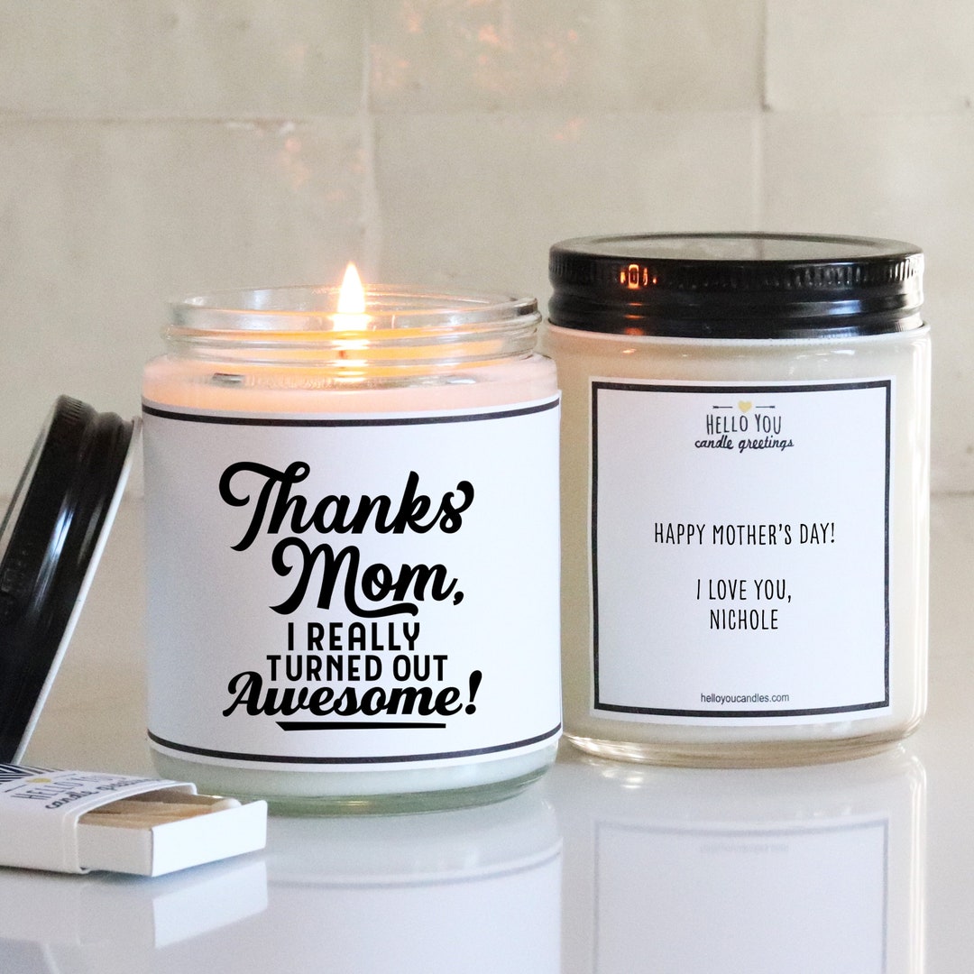 Buy 8oz Scented Candle Gift for Mothers Day, Mom Birthday, Best