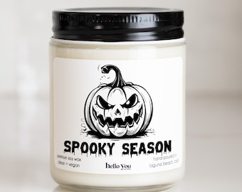 Spooky Season Halloween Candle | Halloween Gift | Spooky Candle | Halloween Decor Candle | Cute Halloween Candle