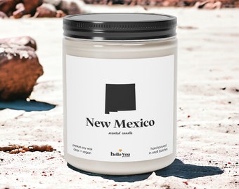 New Mexico Scented Candle - Homesick Gift | Feeling Homesick | State Scented Candle | Moving Gift | College Student Gift | State Candles