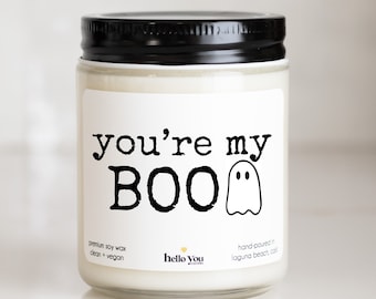 You're My Boo Halloween Candle | Halloween Gift | Halloween Greeting | Fall Candle | Halloween Candle Gift | Cute Halloween Candle