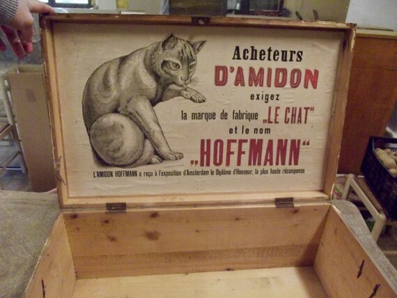 Former Trunk Malle Bois Deco Travels The 19th Century Hoffmann Etsy Former Trunk Malle Bois Deco Travels The 19th Century Hoffmann Etsy